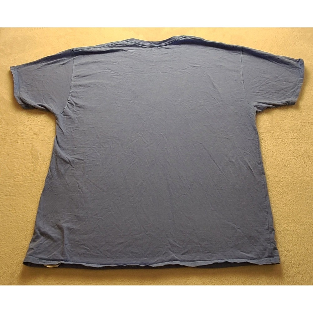 Champion Men's 2XL Short Sleeve TShirt Light Blue Crew Neck Embroidered Logo Tee - Picture 2 of 14
